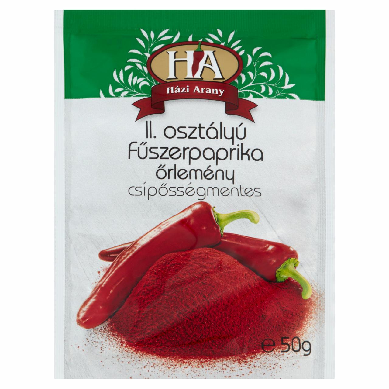 Képek - Házi Arany II. osztályú csípősségmentes fűszerpaprika őrlemény 50 g