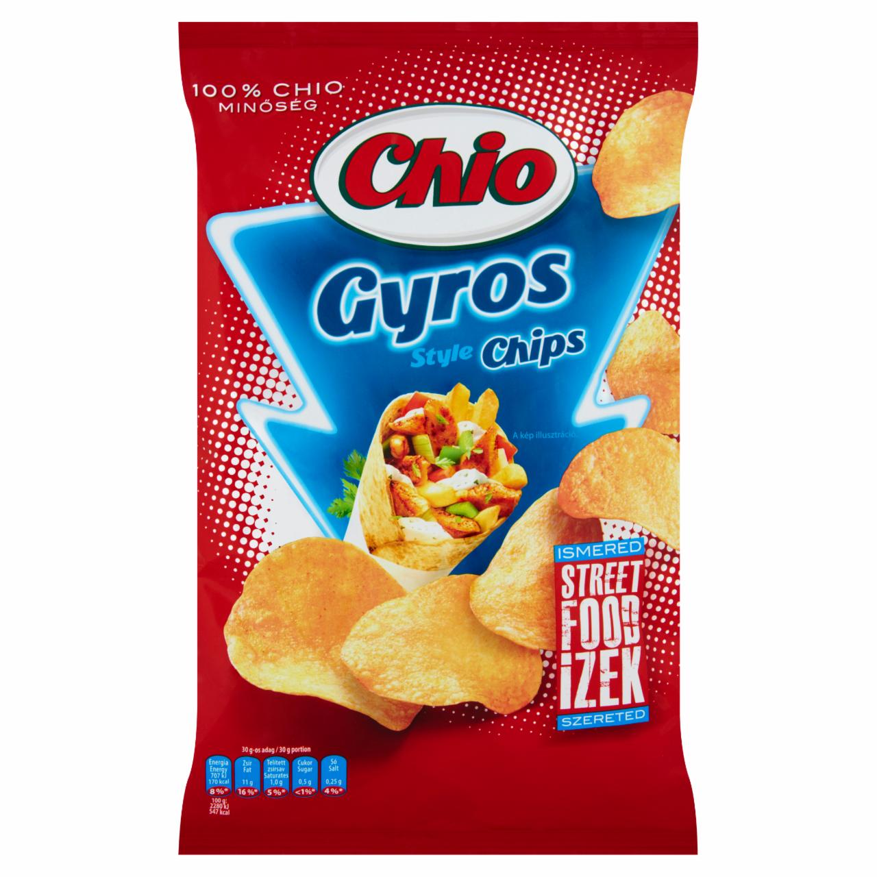 Képek - Chio gyros ízű burgonyachips 75 g