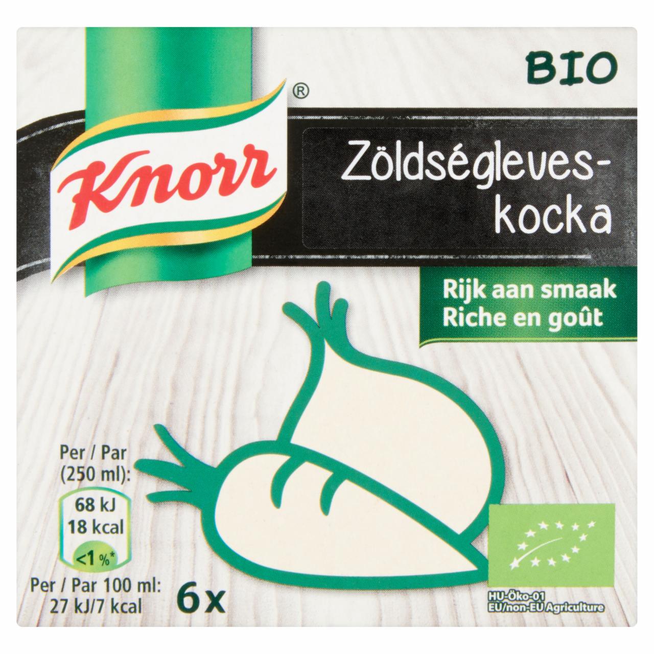 Képek - Knorr BIO zöldségleveskocka 66 g