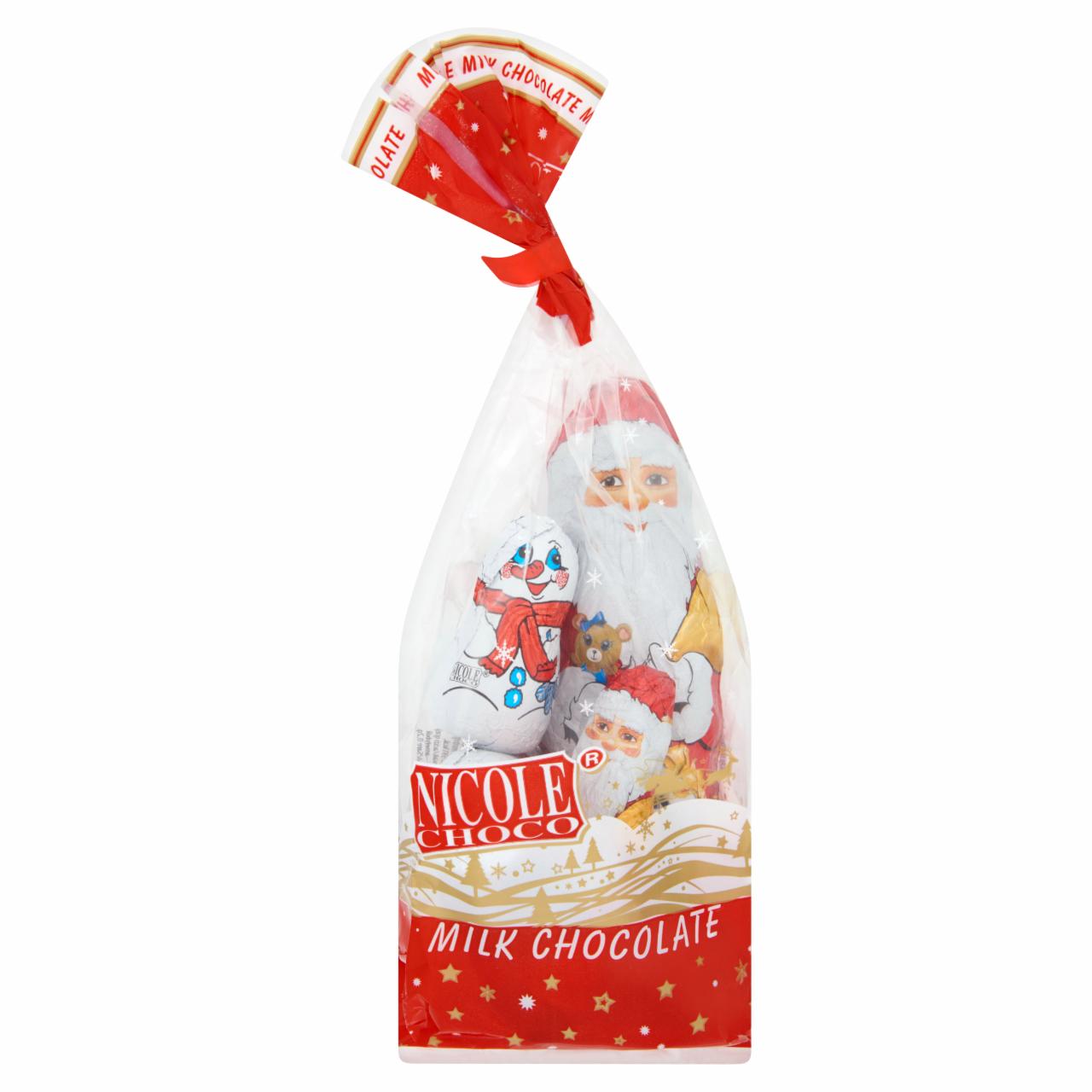 Képek - Nicole Choco tejcsokoládé Mikulás csomag 123 g