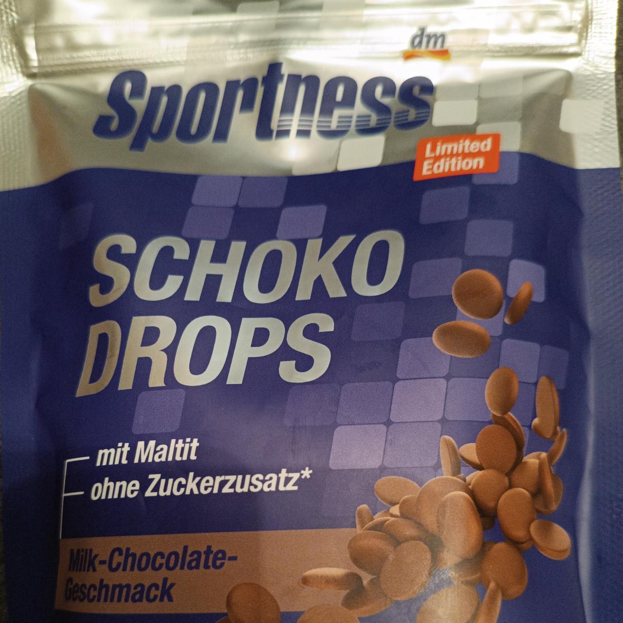 Képek - Schoko drops milk-chocolate-geschmack Sportness