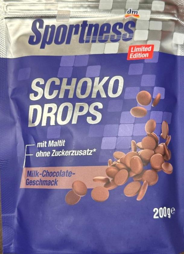 Képek - Schoko drops milk-chocolate-geschmack Sportness