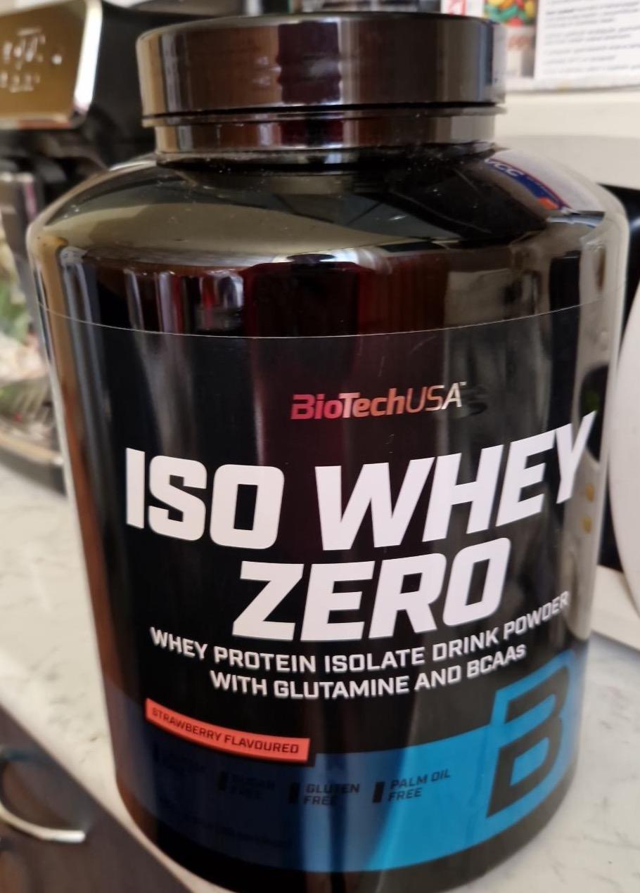 Képek - Iso whey zero Strawberry flavoured BioTechUSA