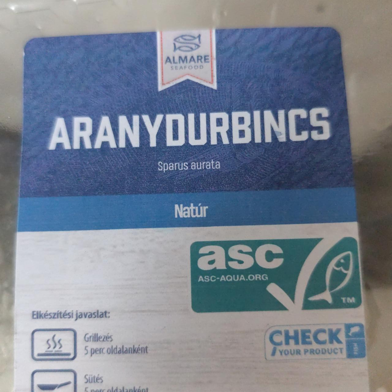 Képek - Aranydurbincs natúr Almare Seafood