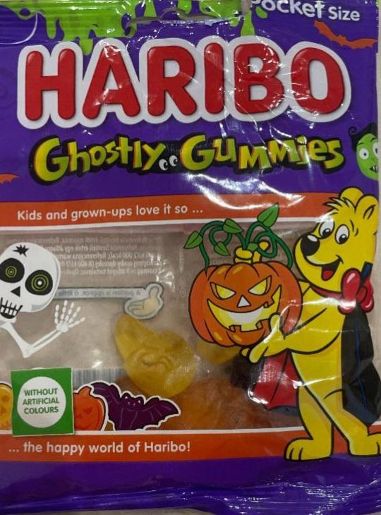 Képek - Haribo Ghostly Gummies gyümölcsízű gumicukorka 90 g