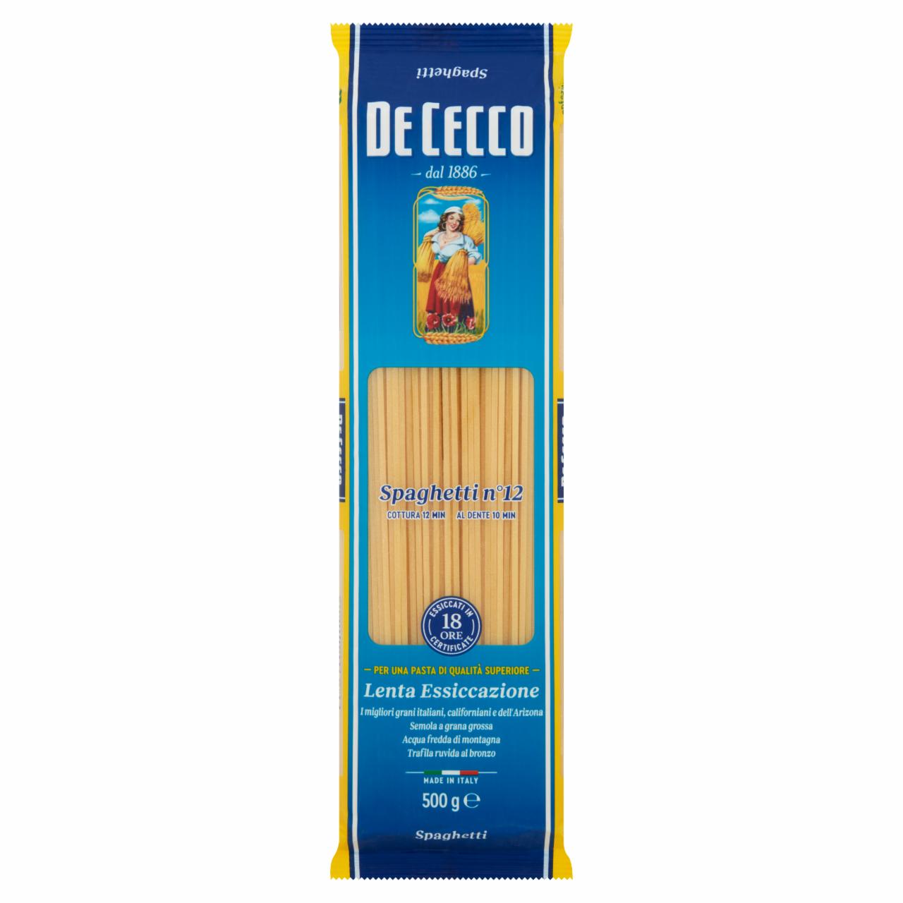 Képek - De Cecco spaghetti durum búzadarából készült tészta 500 g