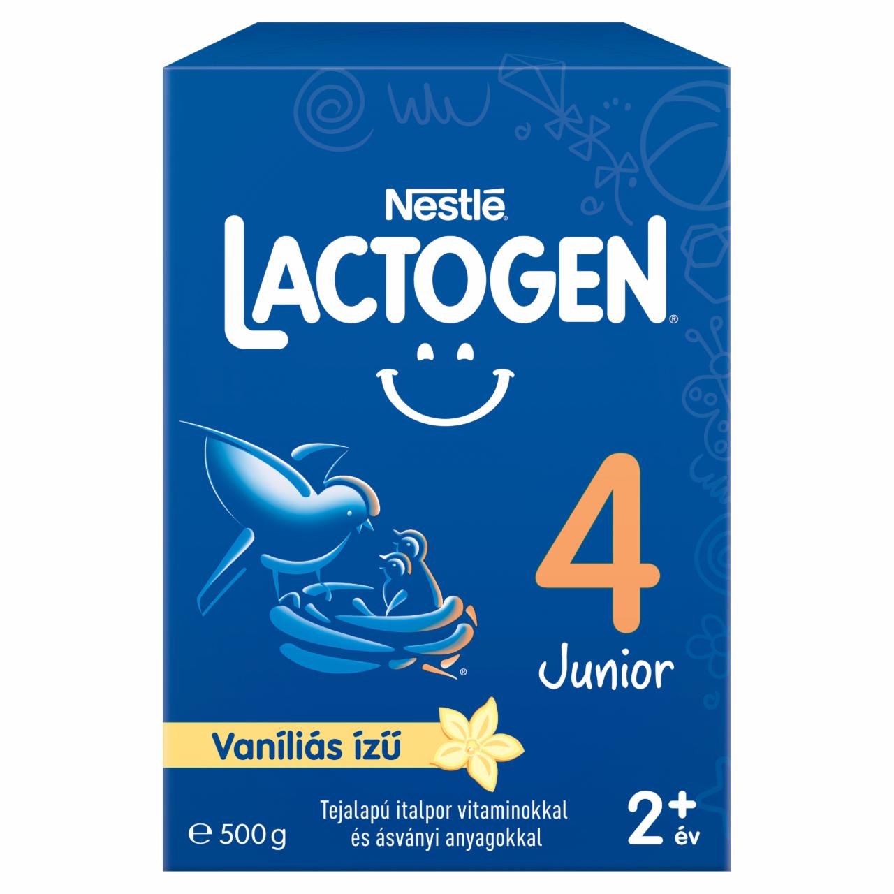 Képek - Lactogen 4 Junior vaníliás ízű tejalapú italpor 2+ év 500 g