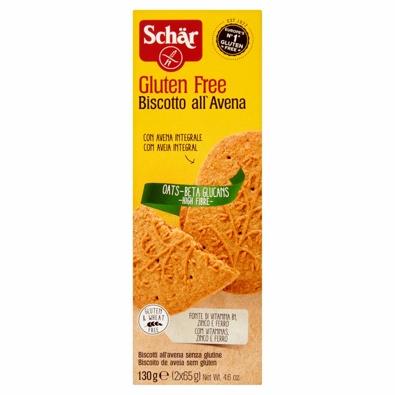 Képek - Schär gluténmentes zab keksz 2 x 65 g (130 g )