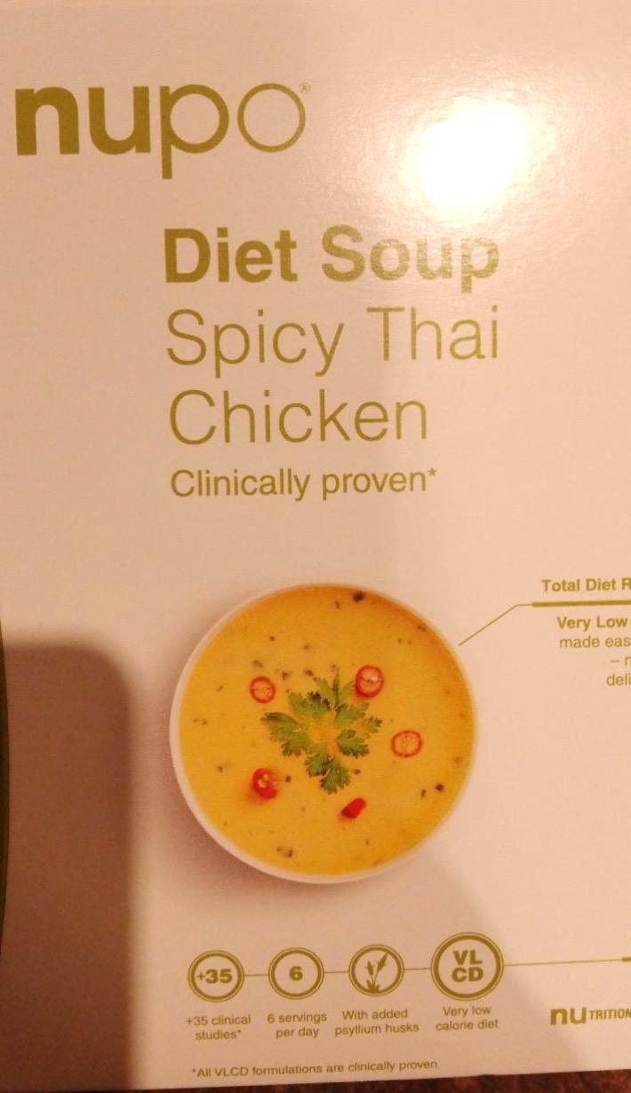 Képek - Diet soup Spicy thai chicken Nupo