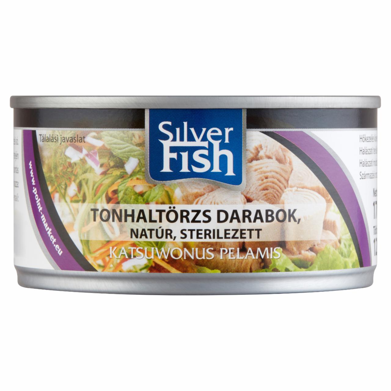 Képek - Silver Fish natúr tonhaltörzs darabok 170 g