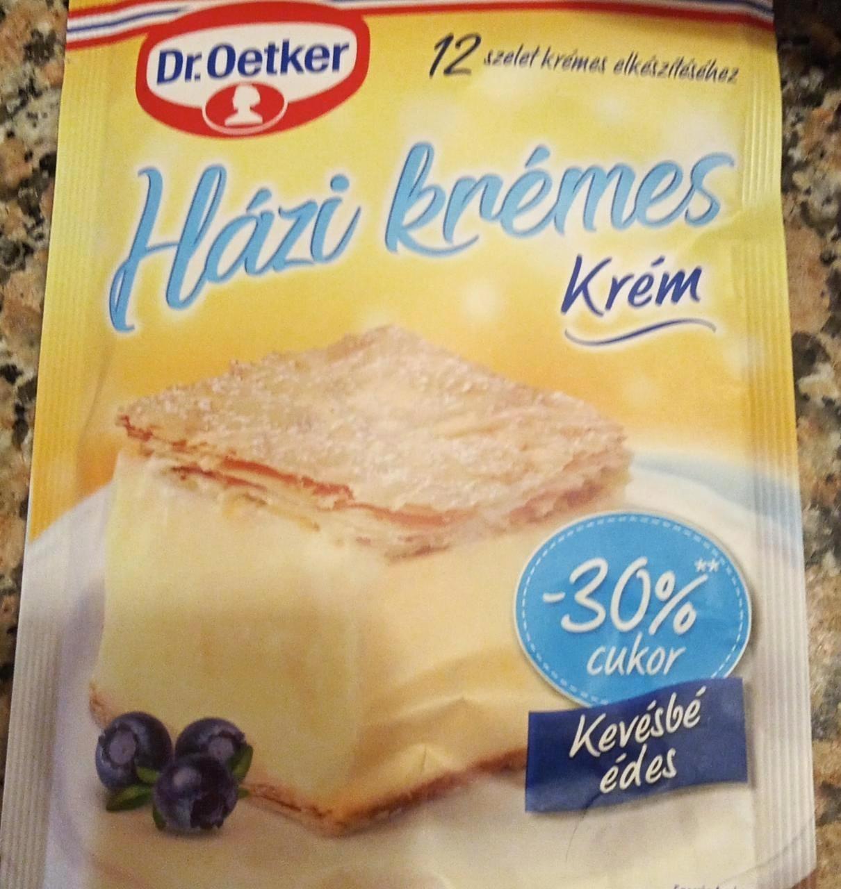 Képek - Házi krémes krém Kevésbé édes Dr.Oetker