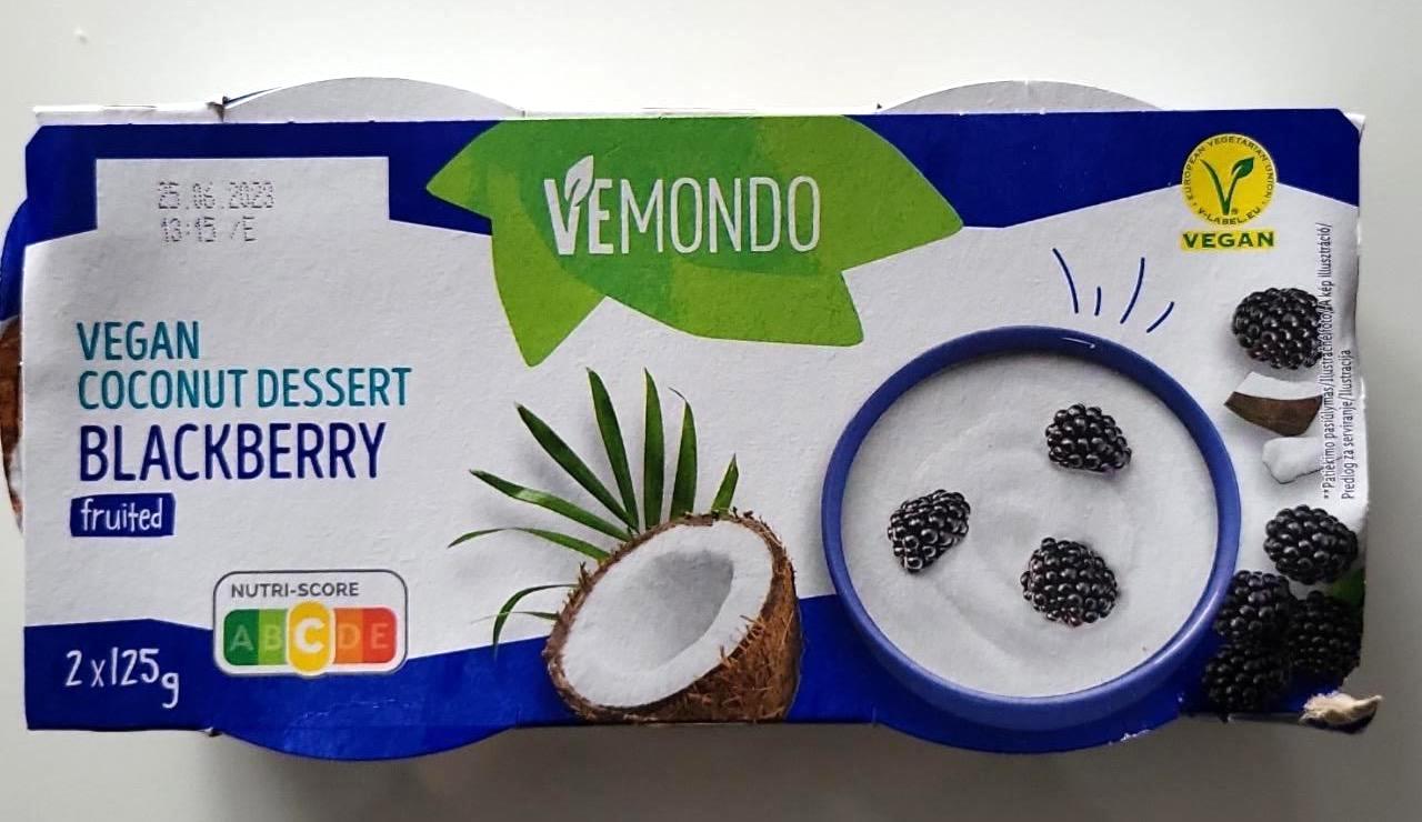 Képek - Rétegzett desszert kókusztejből szedres készítménnyel Vemondo