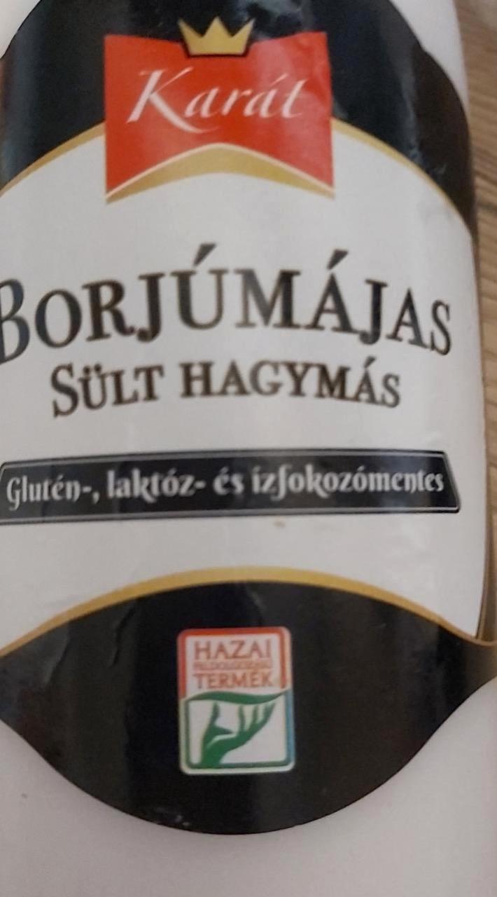 Képek - Sült hagymás borjúmájas, viasszal bevont Karát