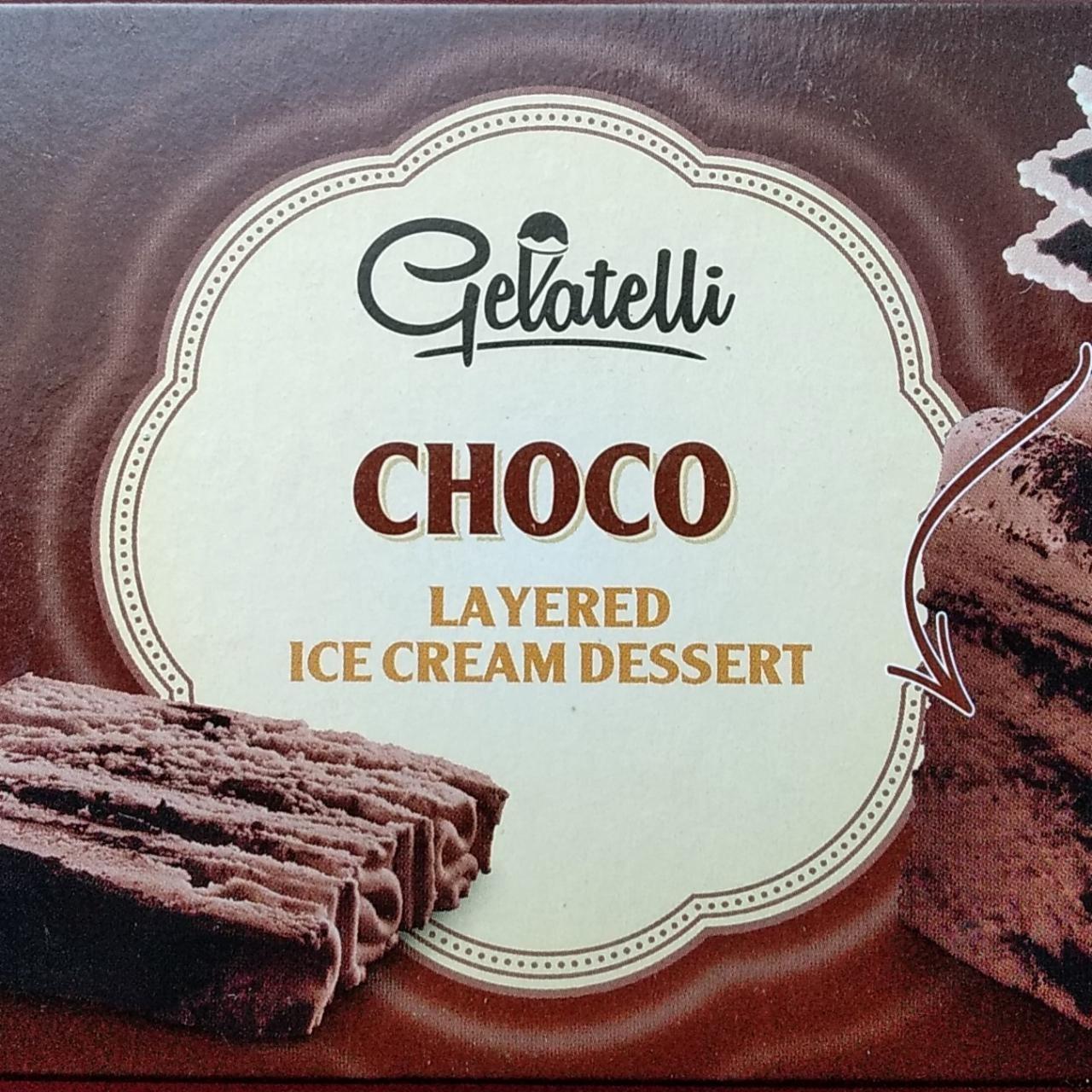Képek - Choco layered ice cream dessert Gelatelli