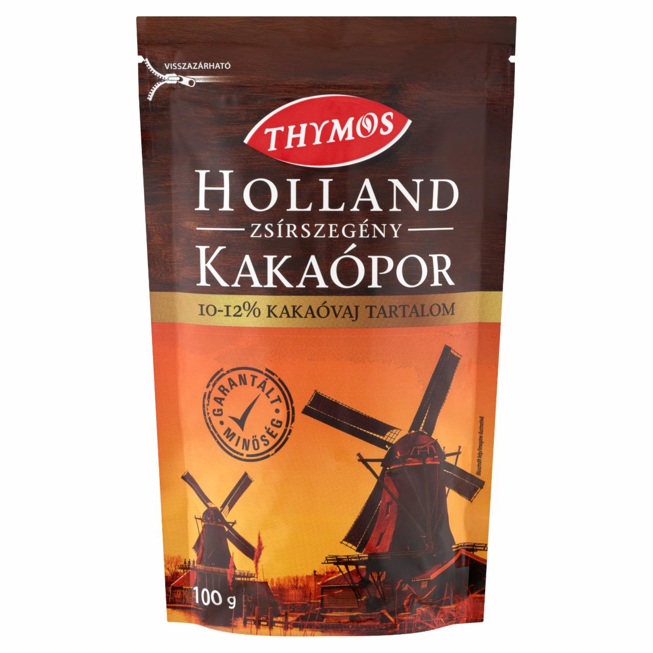 Képek - Thymos holland zsírszegény kakaópor 100 g