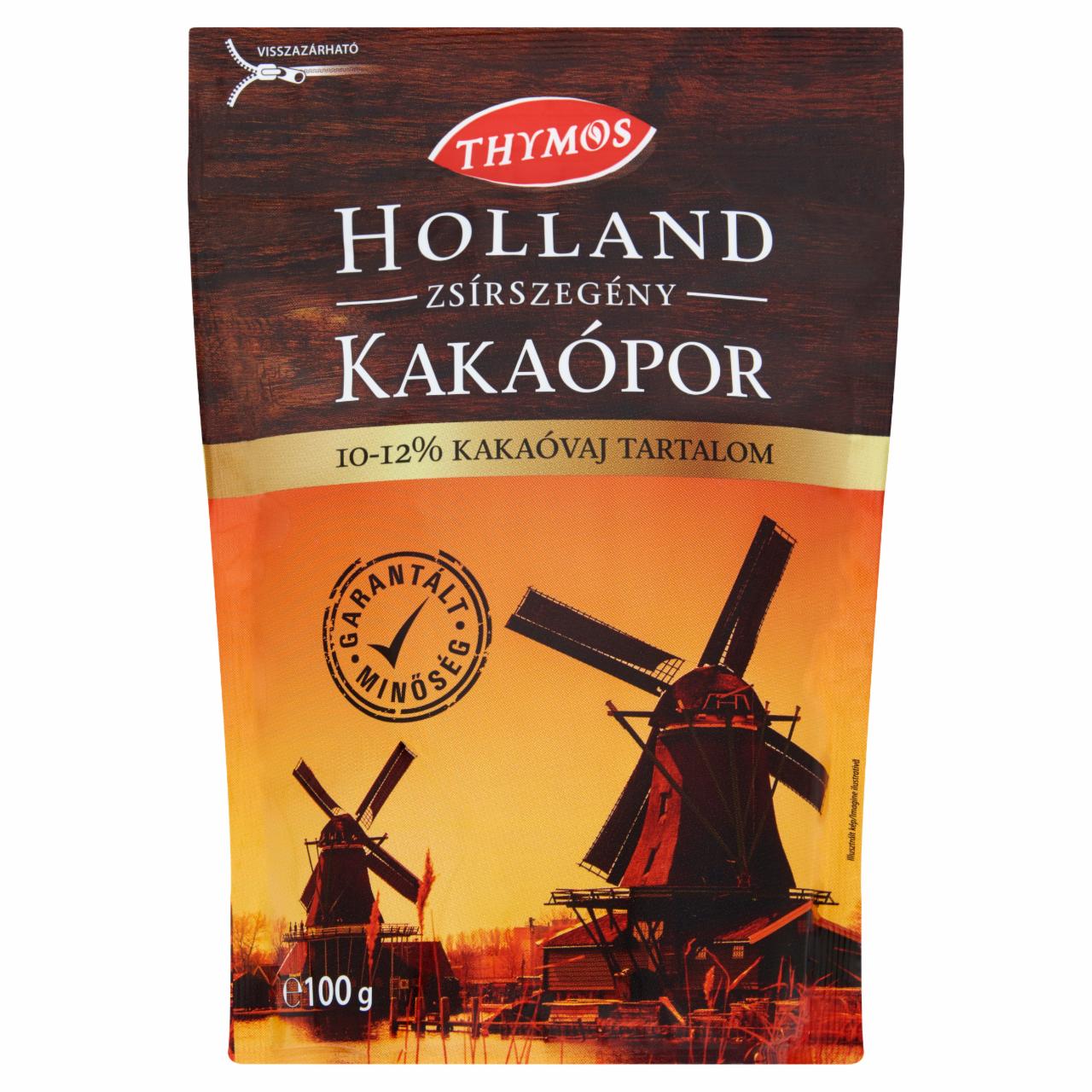 Képek - Thymos holland zsírszegény kakaópor 100 g