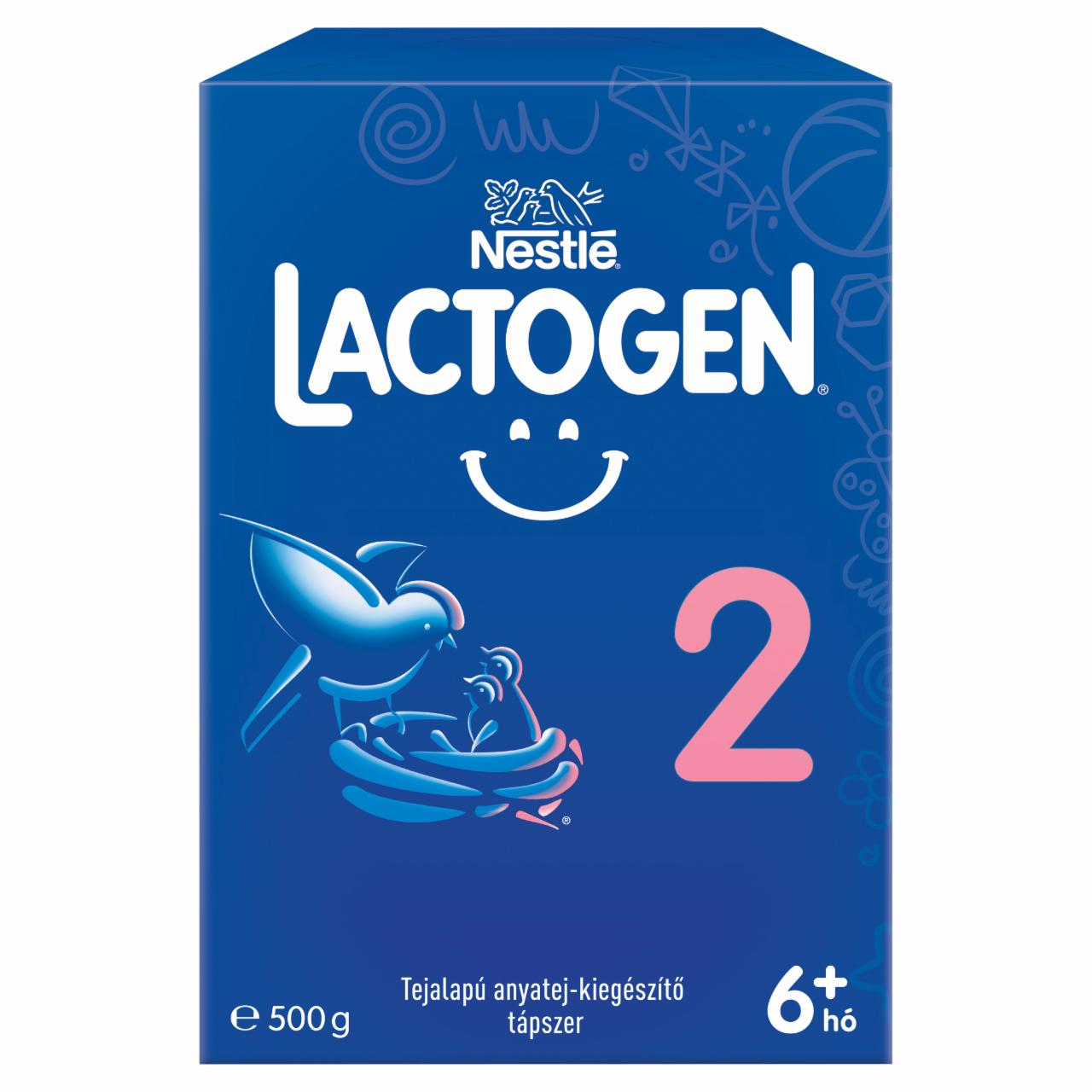 Képek - Lactogen 2 tejalapú anyatej-kiegészítő tápszer 6+ hó 500 g