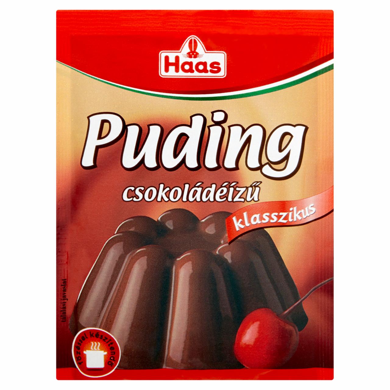 Képek - Haas Klasszikus csokoládéízű pudingpor 44 g
