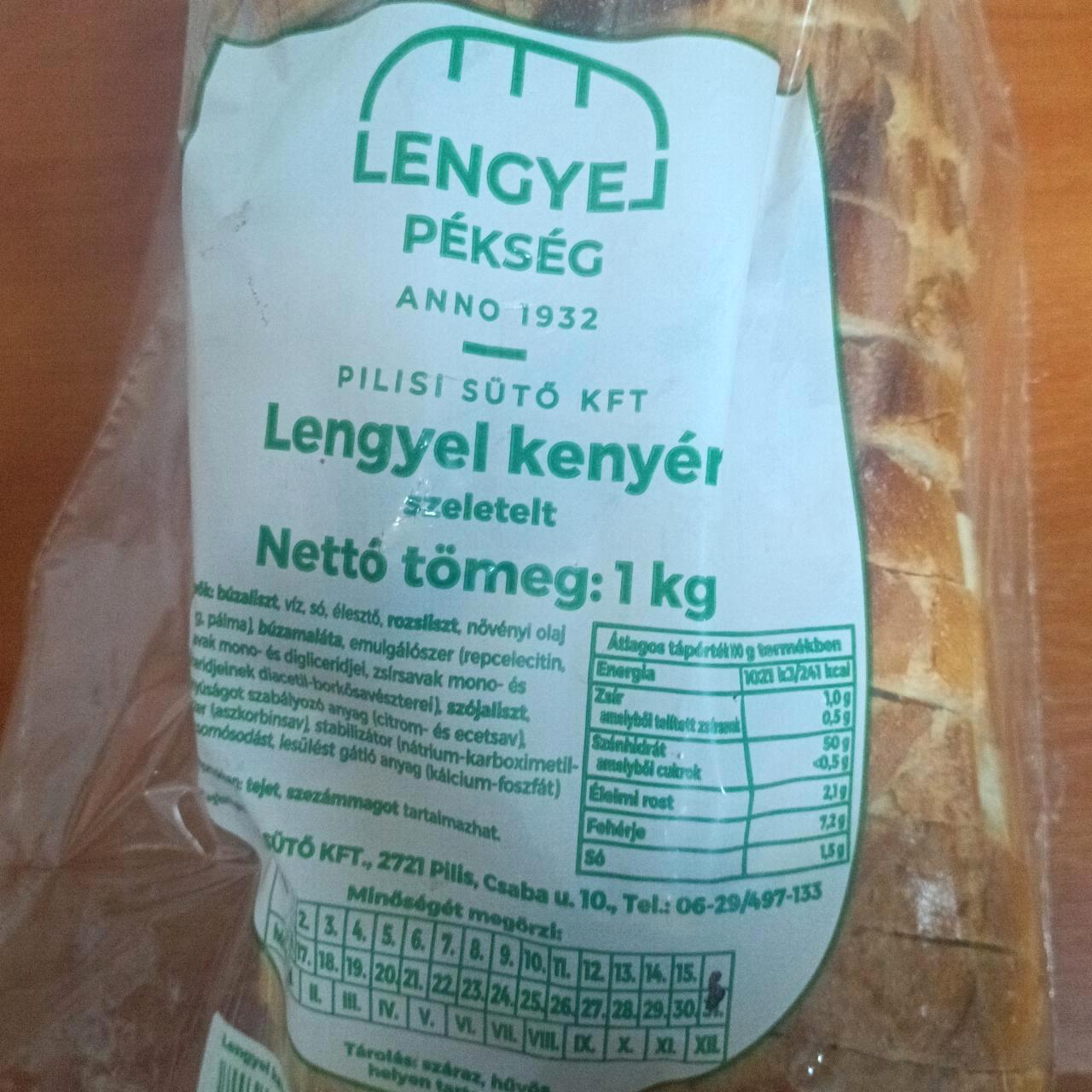 Képek - Lengyel kenyér szeletelt Lengyel pékség