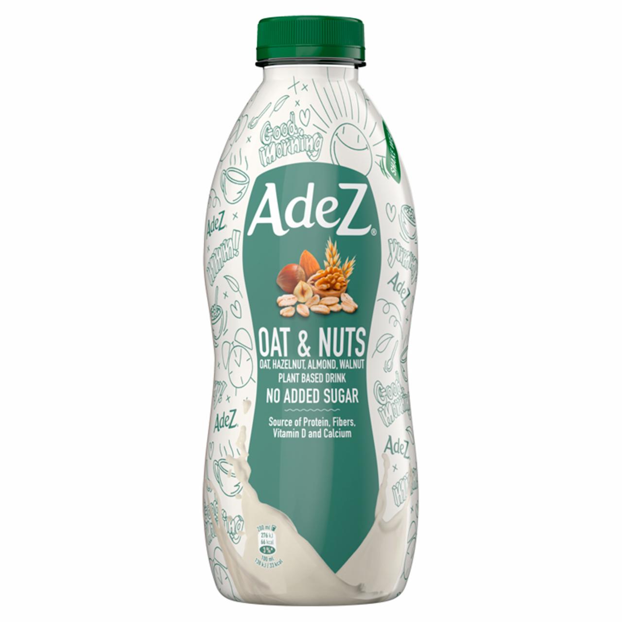 Képek - AdeZ ízesített zabital diófélékkel, hozzáadott kalciummal és D-vitaminnal 4 x 200 ml (800 ml)