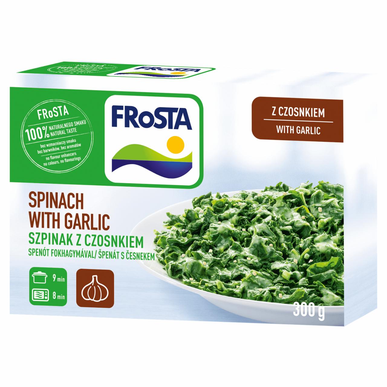 Képek - FRoSTA gyorsfagyasztott spenót fokhagymás, tejszínes szósszal 300 g