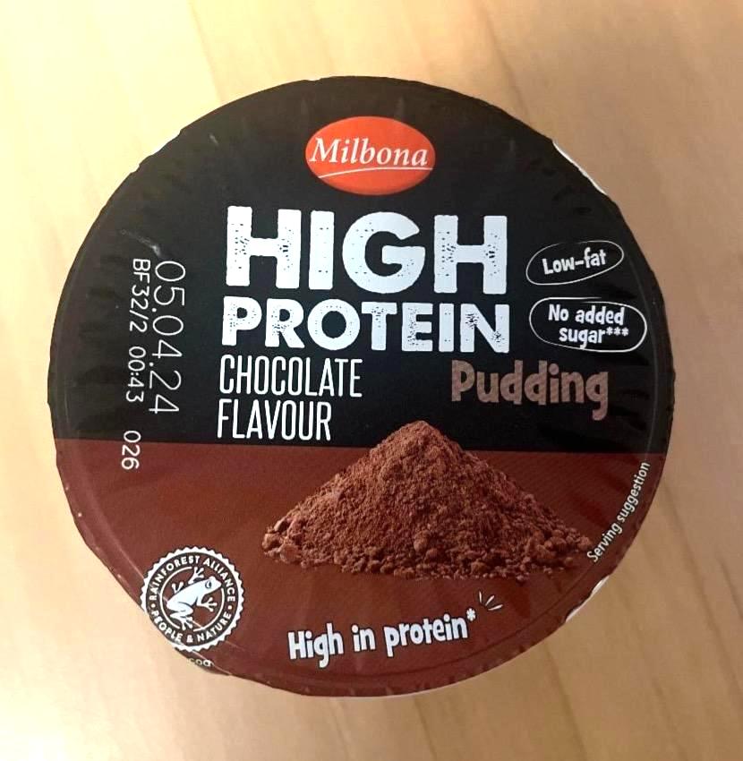 Képek - High protein pudding Chocolate Milbona