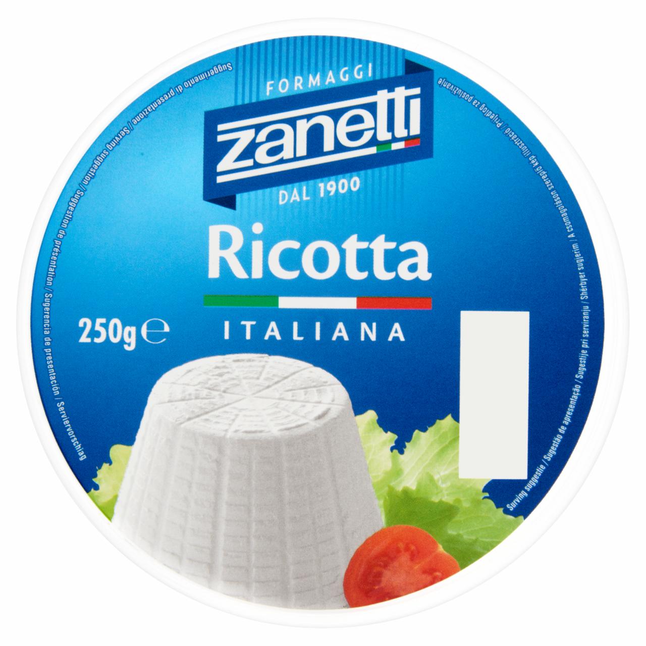 Képek - Zanetti Ricotta tejszínes savósajt 250 g
