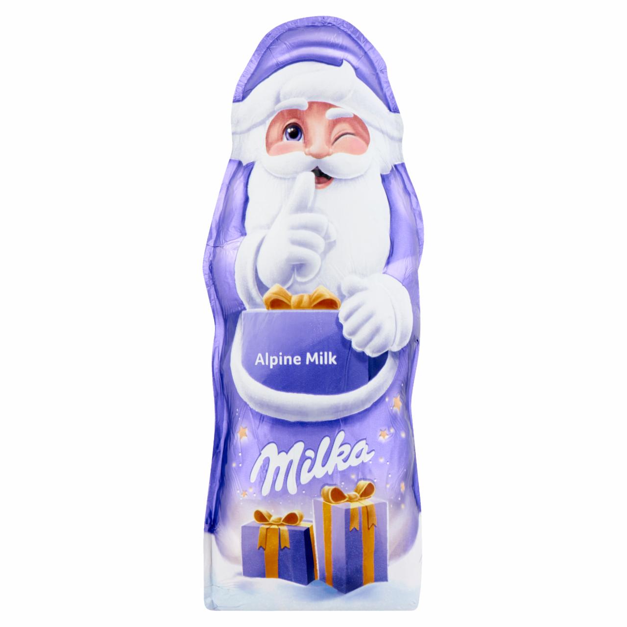 Képek - Milka Alpine Milk tejcsokoládé Mikulás 90 g