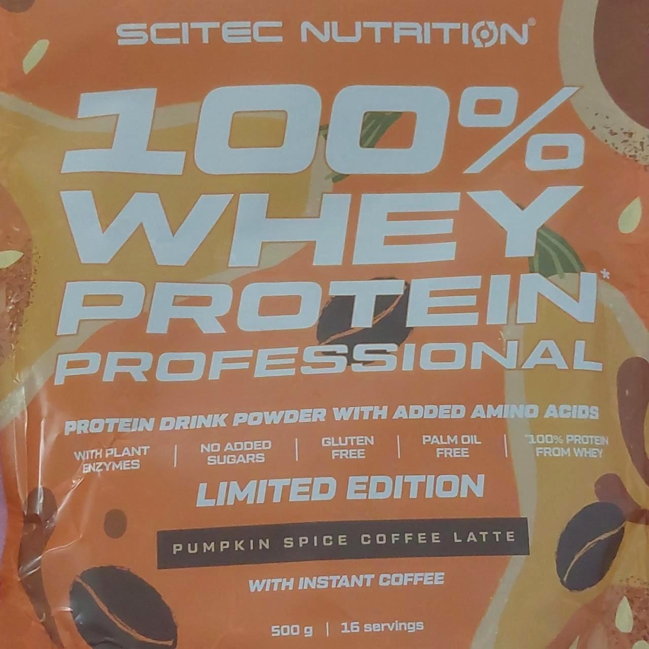 Képek - 100% Whey protein professional Pumpkin spice coffee latte Scitec Nutrition
