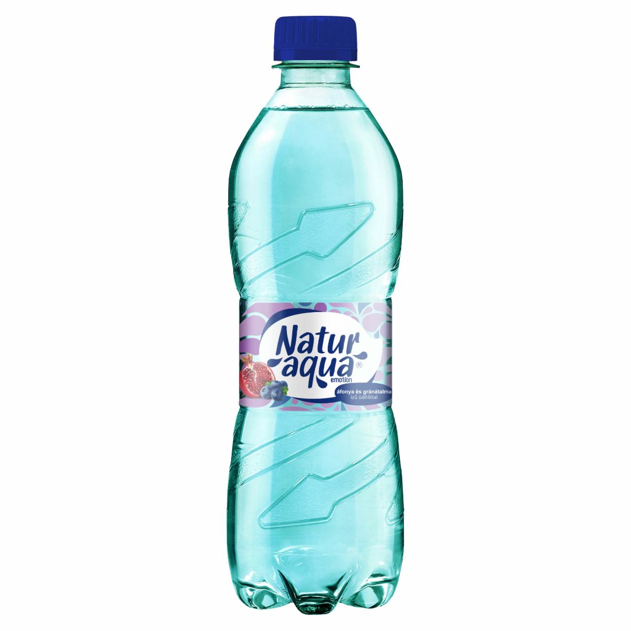 Képek - NaturAqua Emotion áfonya és gránátalma ízű szénsavas üdítőital 500 ml