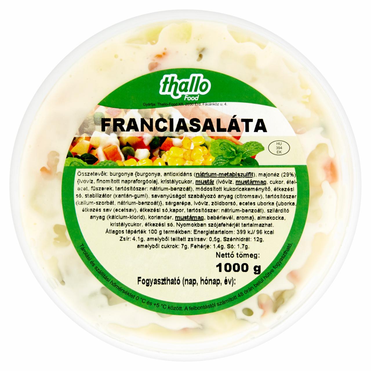 Képek - Thallo Food franciasaláta