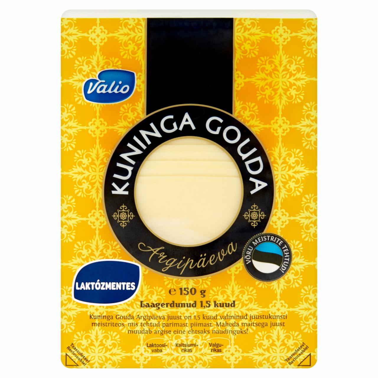 Képek - Valio Kuninga Gouda laktózmentes, zsíros, félkemény sajt 150 g