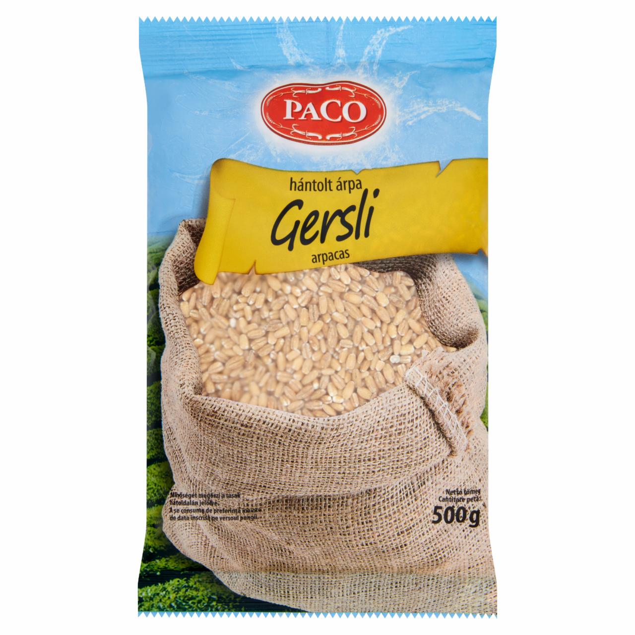 Képek - Paco hántolt árpa gersli 500 g