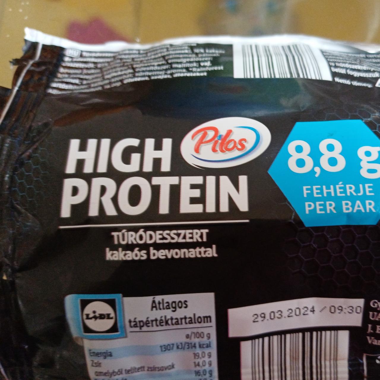 Képek - High protein túródesszert kakaós bevonattal Pilos