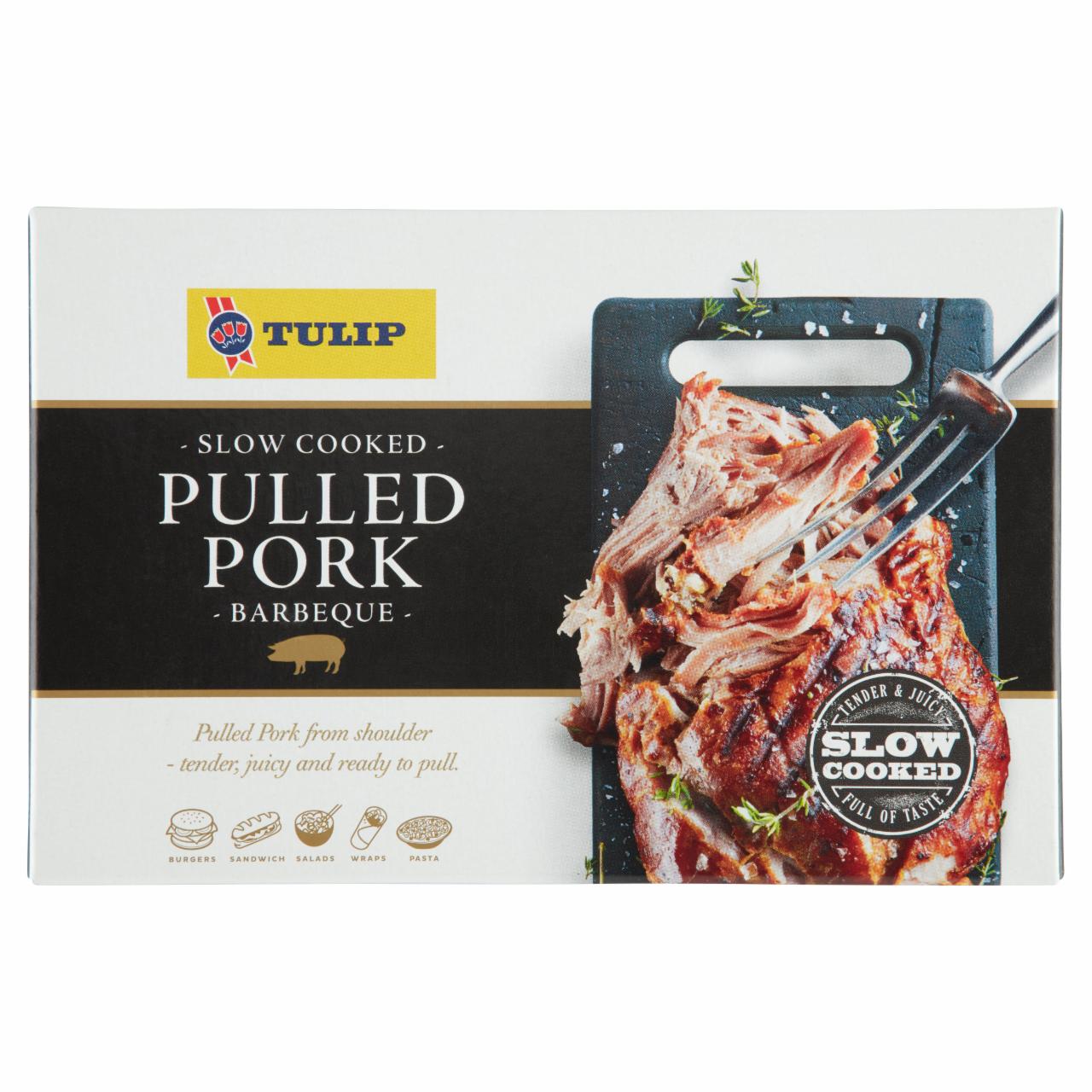 Képek - Pulled Pork Barbeque pácolt és főtt sertés lapocka Tulip