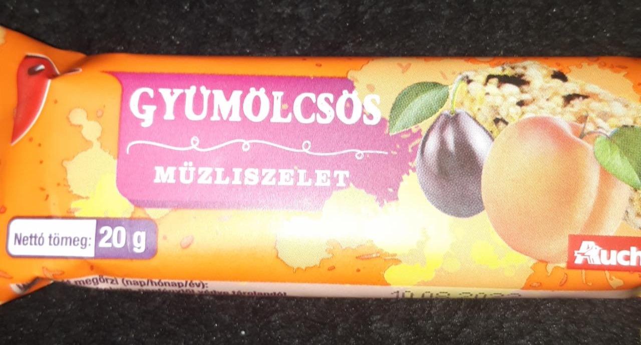 Képek - Gyümölcsös müzli szelet Auchan