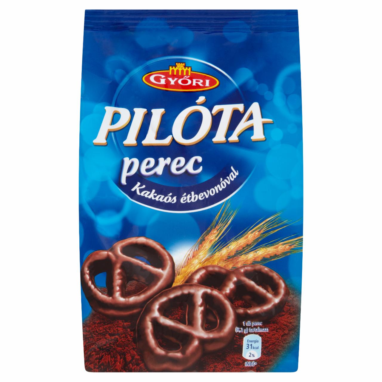 Képek - Győri Pilóta perec kakaós étbevonóval 166 g