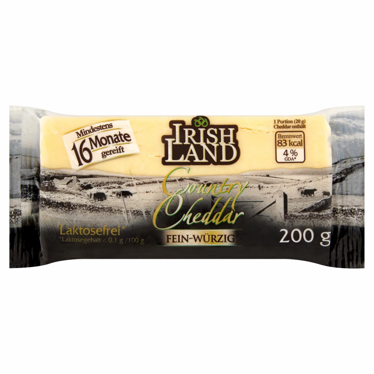 Képek - Irish Land Country Cheddar tömbsajt 200 g