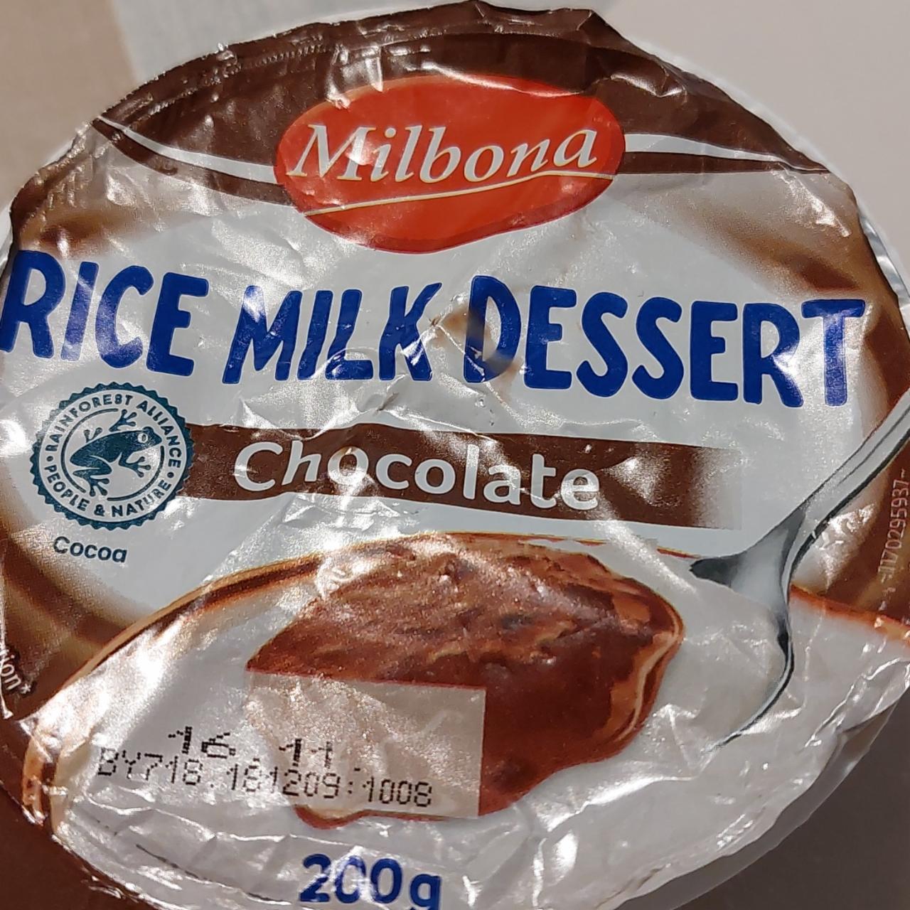 Képek - Rice milk dessert Chocolate Milbona