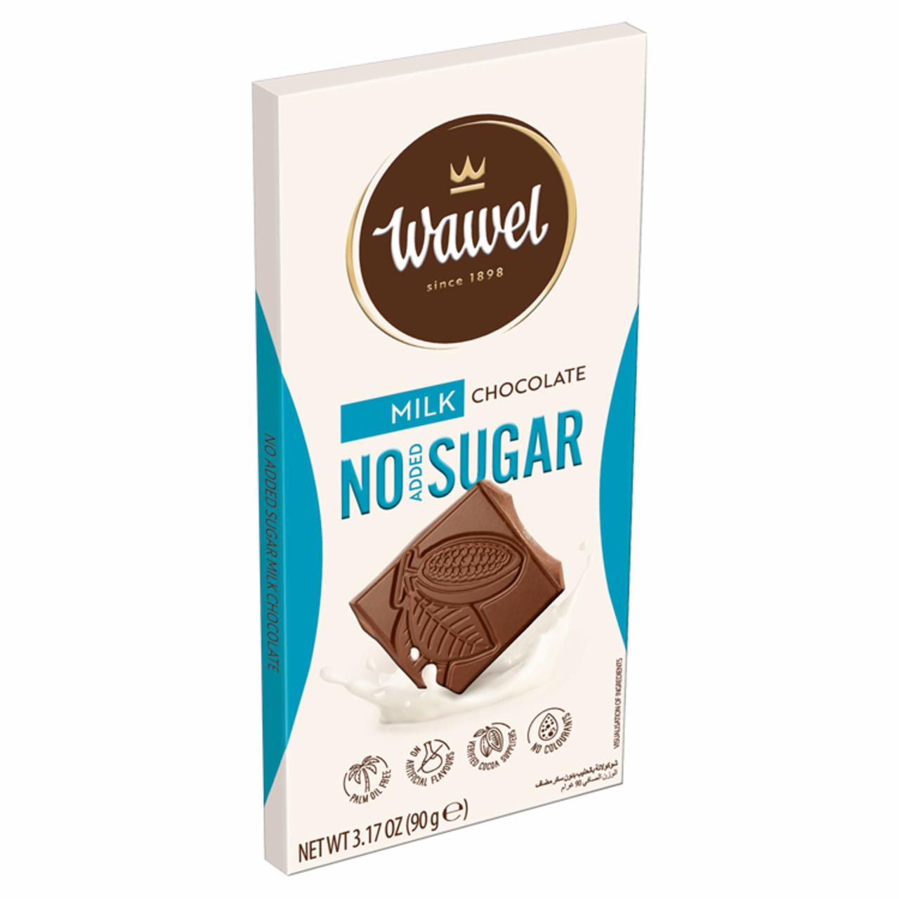 Képek - Wawel tejcsokoládé hozzáadott cukor nélkül, édesítőszerrel 90 g