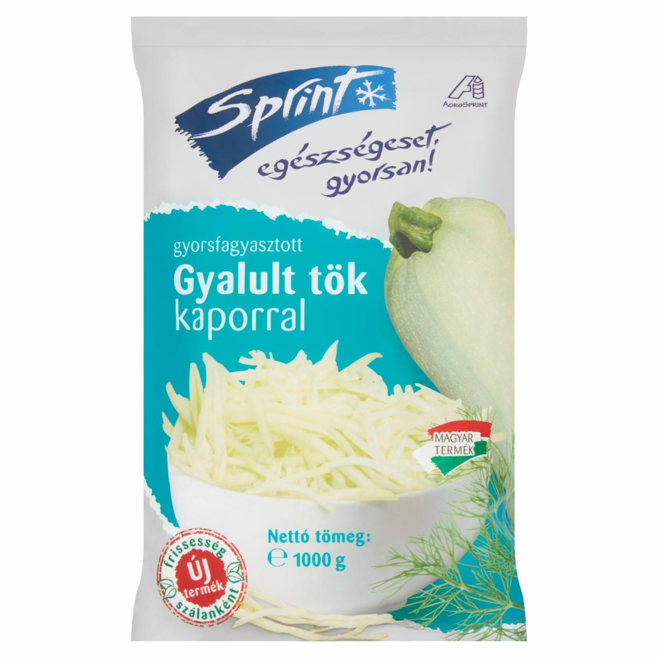 Képek - Sprint gyorsfagyasztott gyalult tök kaporral 1000 g