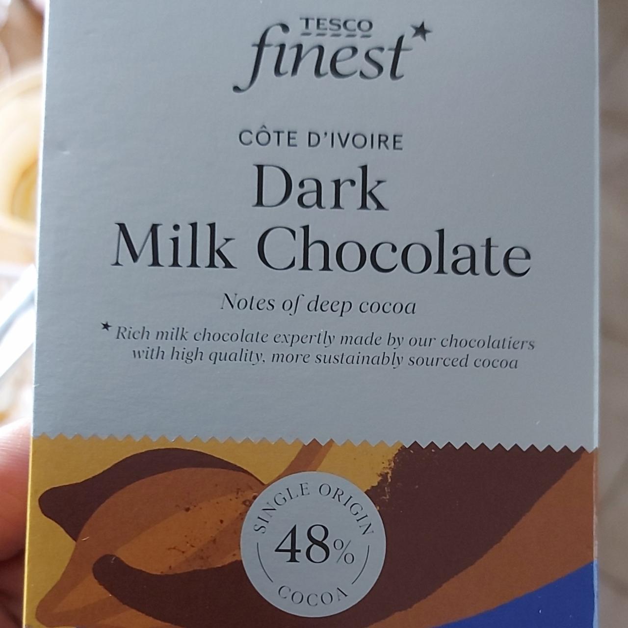 Képek - Dark Milk Chocolate 48% cocoa TESCO finest