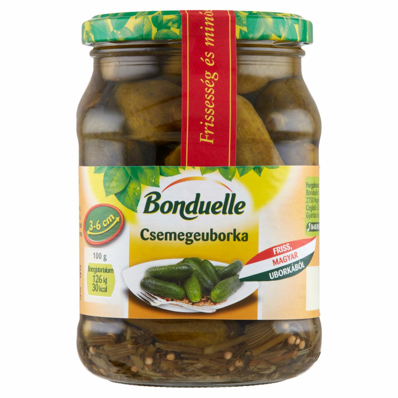 Képek - Bonduelle csemegeuborka 3-6 cm 550g