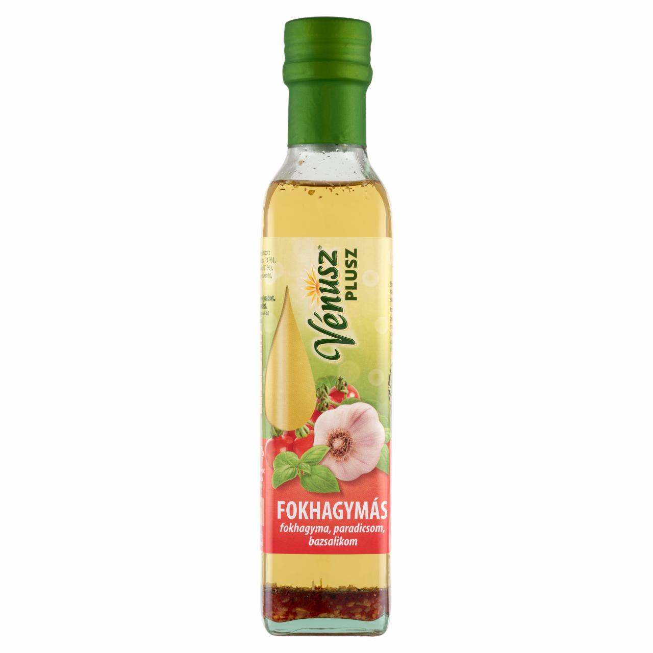 Képek - Vénusz Plusz repceétolaj fokhagymás, paradicsomos és bazsalikomos fűszerezéssel 250 ml