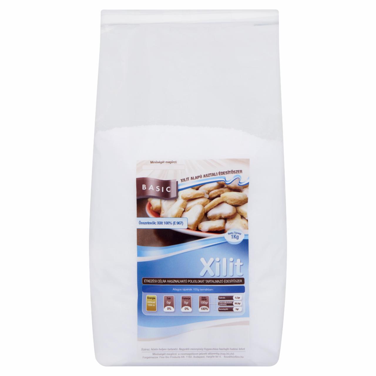 Képek - Basic xilit alapú asztali édesítőszer 1 kg