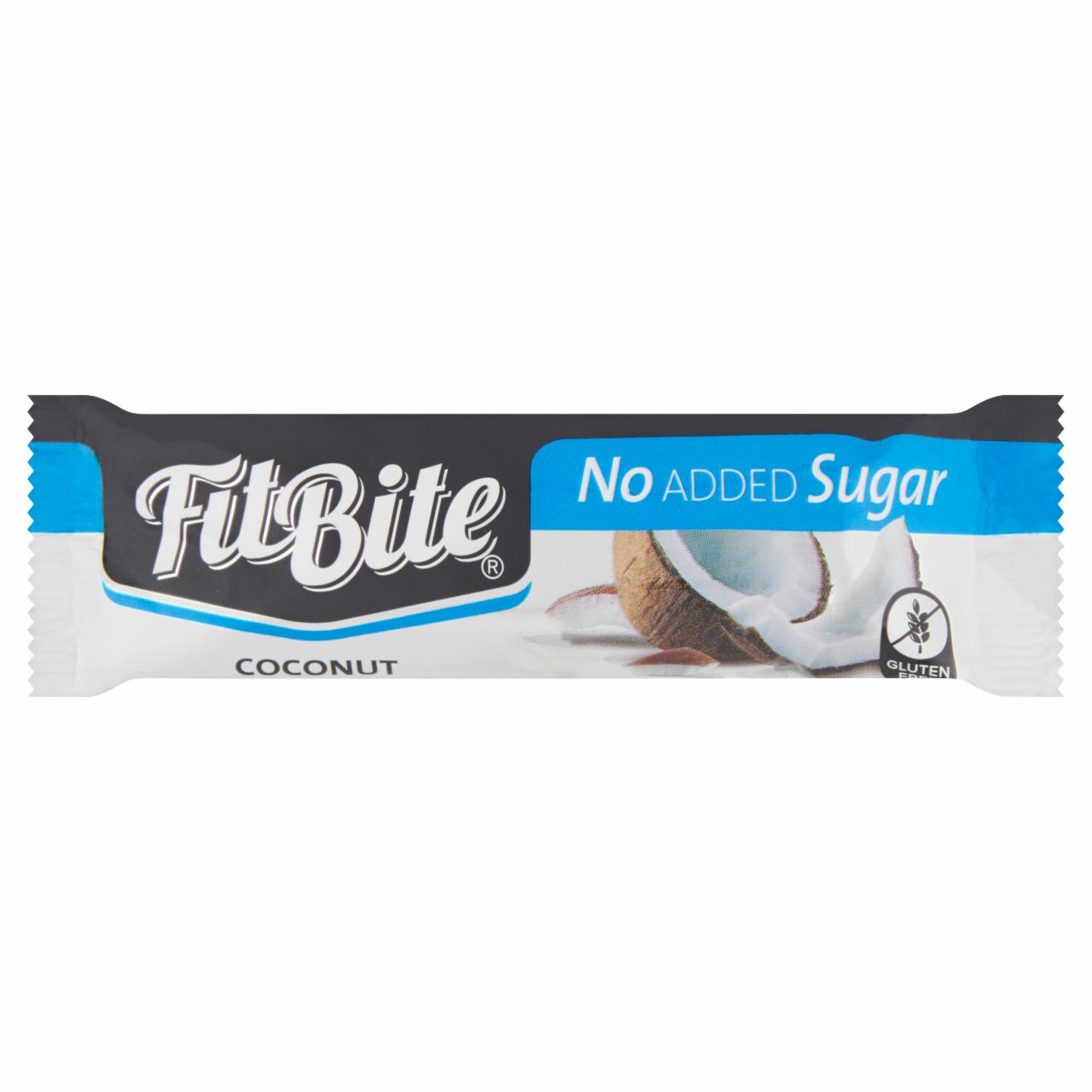 Képek - FitBite kókuszos szelet tejcsokoládéba mártva édesítőszerekkel 28 g