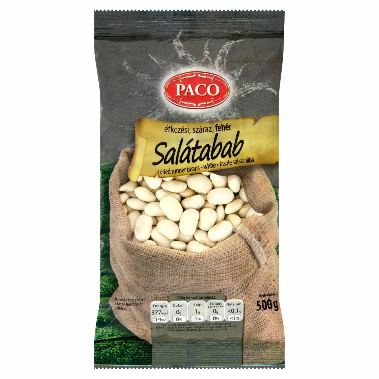Képek - Paco étkezési száraz fehér salátabab 500 g