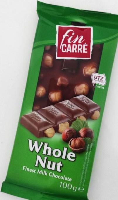 Képek - Whole nut finest milk chocolate Fin Carré