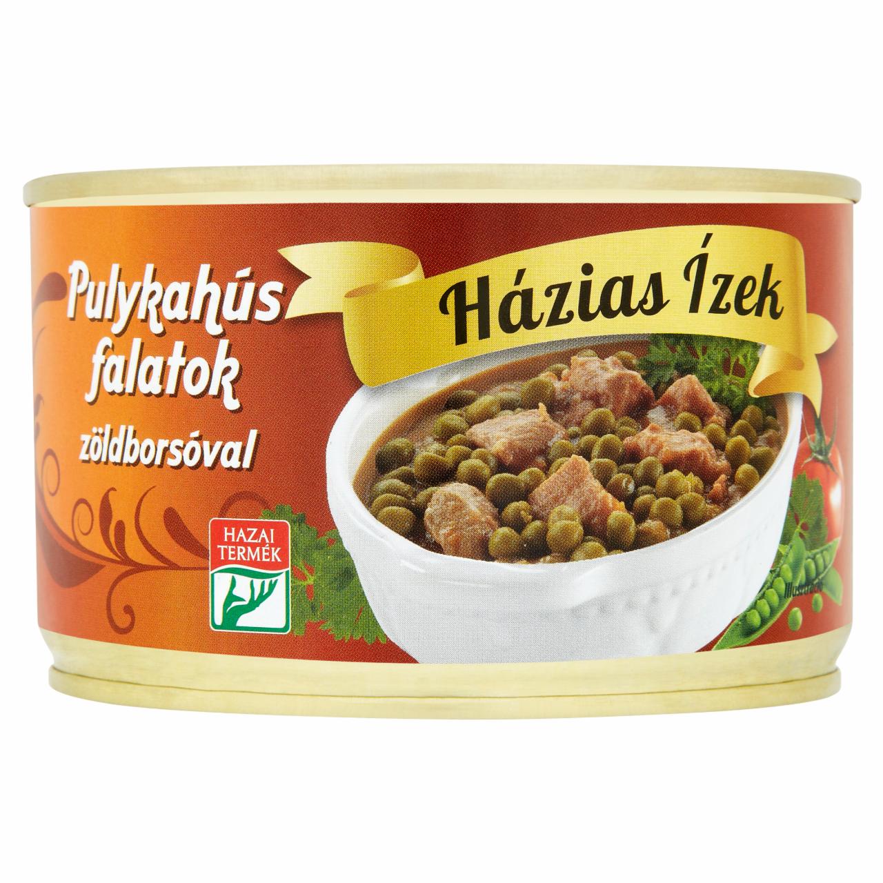 Képek - Házias Ízek pulykahús falatok zöldborsóval 400 g