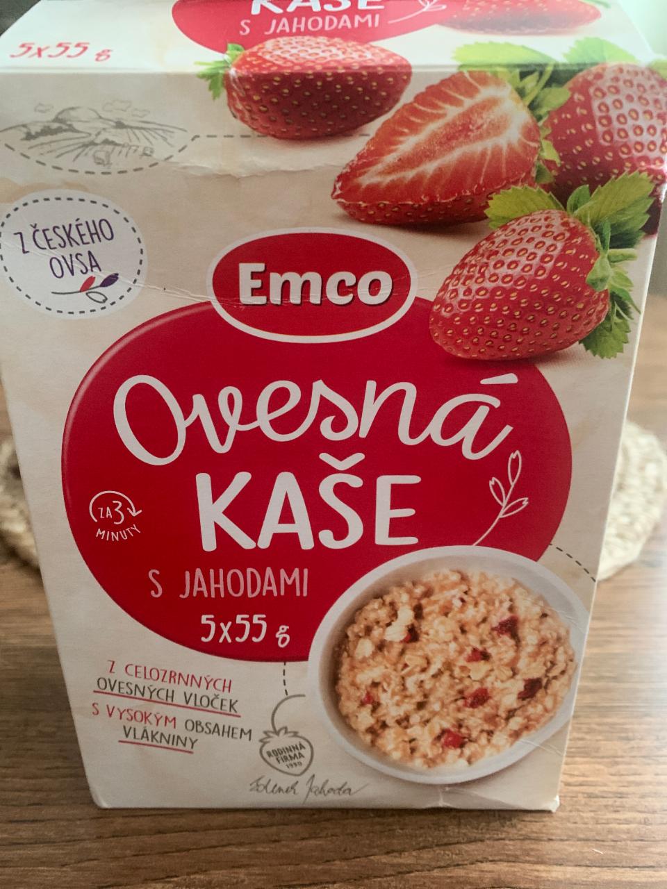 Képek - Ovesná kaše s jahodami Emco